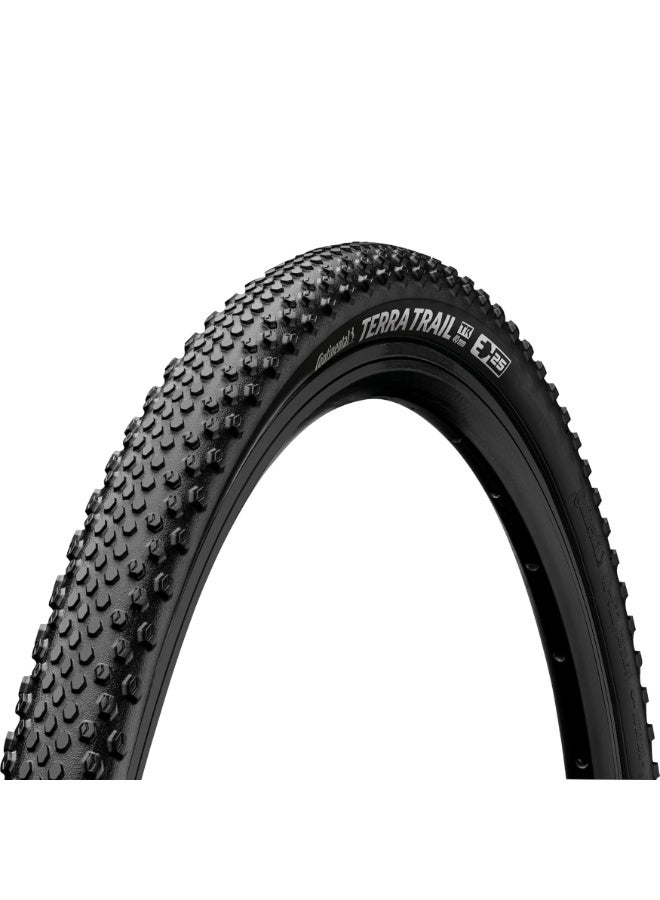 كونتنينتال إطار دراجة جرافل قابل للطي 700×45C مقاس 45-622 جاهز بدون أنبوب مع حماية ShieldWall ومركب PureGrip مقاس 28 بوصة لون أسود - Image 1