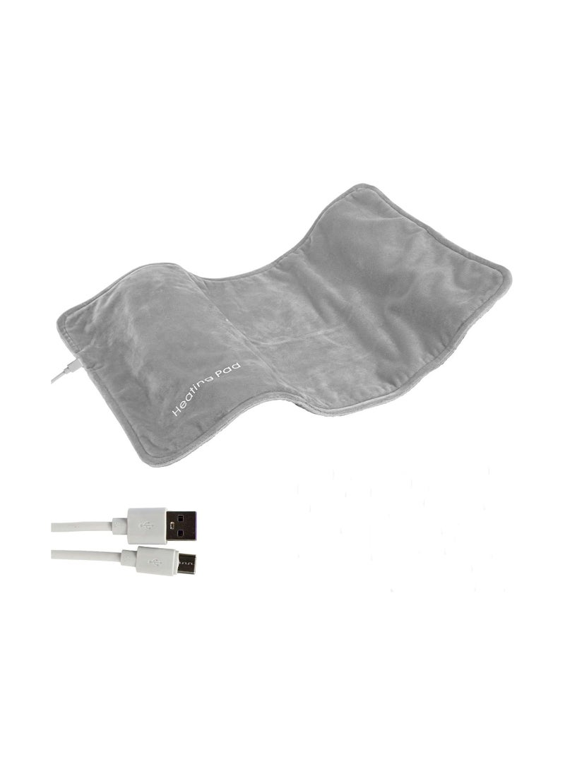 Generic - Electric Heating Pad for Back Neck Shoulders, USB Heat Pads for Back Pain Relief and Cramps Relief, Portable Car Travel Electric Thermostatic Heat Mat with Storage Bag, 30 x 60cm - Image 1