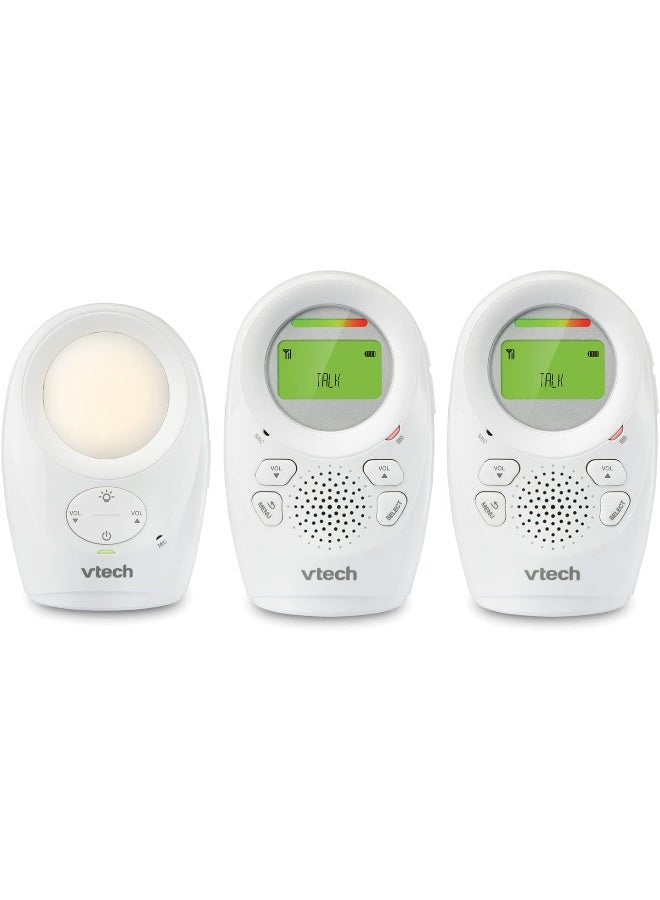 VTech DM1211-2 Enhanced Range Digital Audio Baby Monitor with Night Light, 2 Parent Units - Image 1