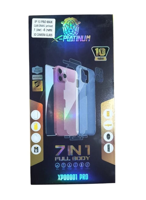 Armorguard 7 in 1 Full Protection Package for Iphone 13 Pro Max Complete Defense Against Scratches and Breakage