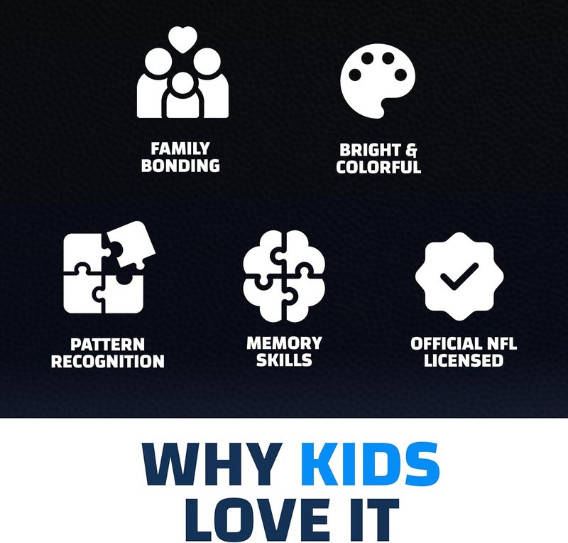 Master Pieces Sports – NHL Mascots Matching Game for Kids and Family – Officially Licensed Memory Game Featuring NHL Teams – Educational Hockey Toys for Kids Ages 4-8, Boys and Girls - Image 5