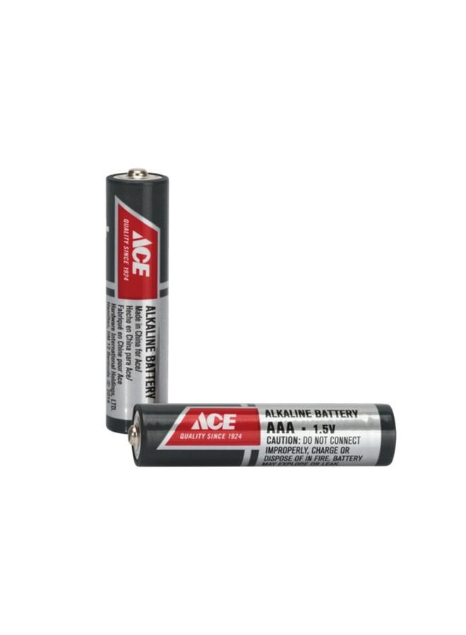 ACE 2-Piece AAA 1.5V Long-Life Alkaline Batteries Set Multicolor LR03UD-2B 