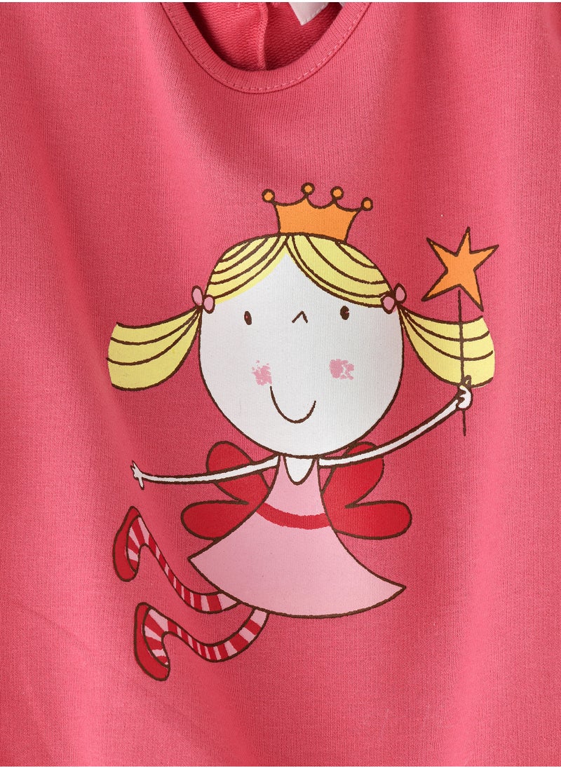 Jelliene Girls' Fairy Print Sweatshirt  - Image 3