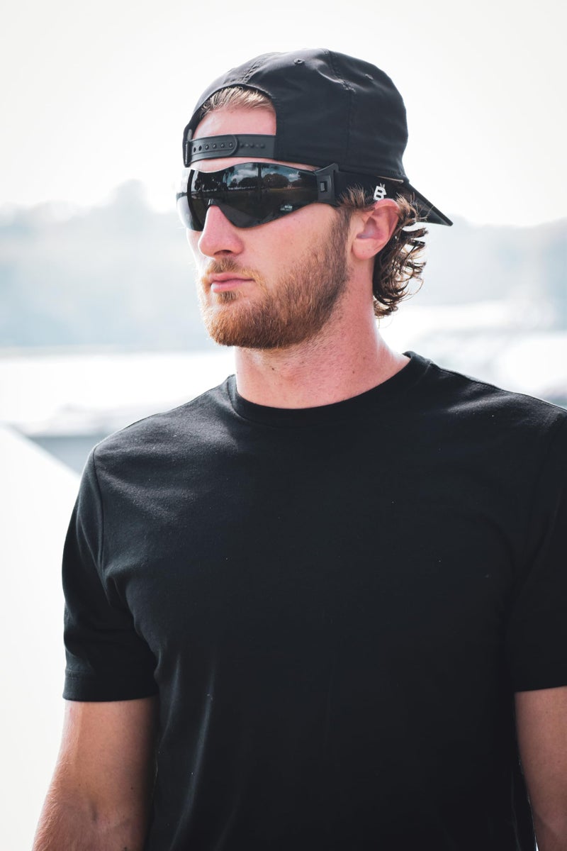 Birdz Eyewear Boogie Foam Padded Motorcycle Ski Skydiving Z87.1 Safety Goggles Black Frames with ReflecTech Red Anti-Fog Lenses - Image 3