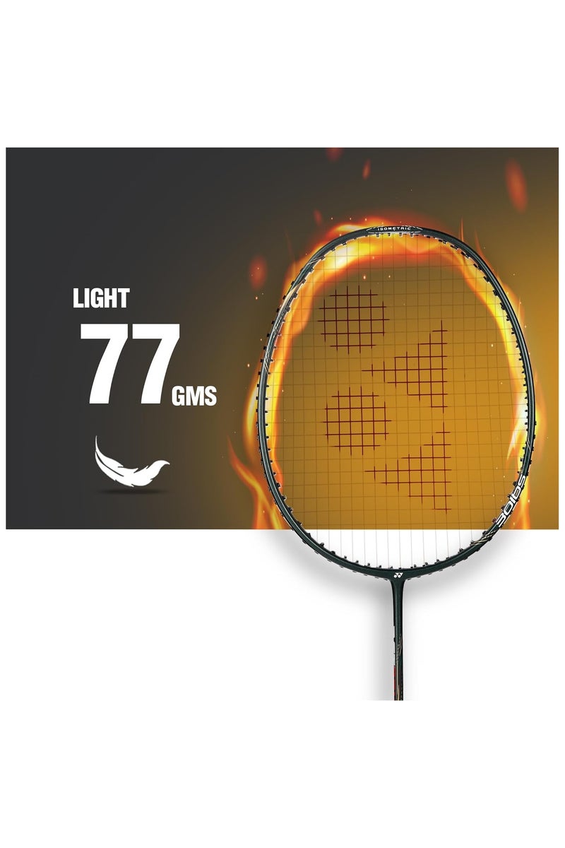 Astrox Lite 43i Badminton Racquet | Color: Dark Green | Size: Standard | Material: Graphite | Grip Size: G4 5U | Lightweight | Isometric Head Shape | Solid Frame & Slim Shaft