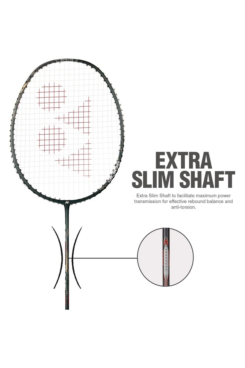 Astrox Lite 43i Badminton Racquet | Color: Dark Green | Size: Standard | Material: Graphite | Grip Size: G4 5U | Lightweight | Isometric Head Shape | Solid Frame & Slim Shaft