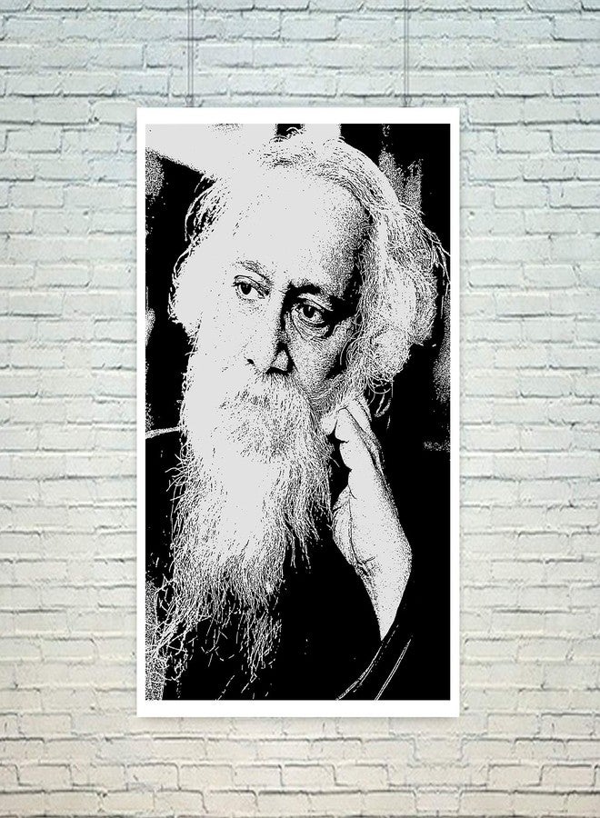 Art Bundle The Rabindranath Tagore Digital Print Poster for Room Home Wall Decals and Paintings Collection to Grace Any Place (12 x 18 inch) - Image 1