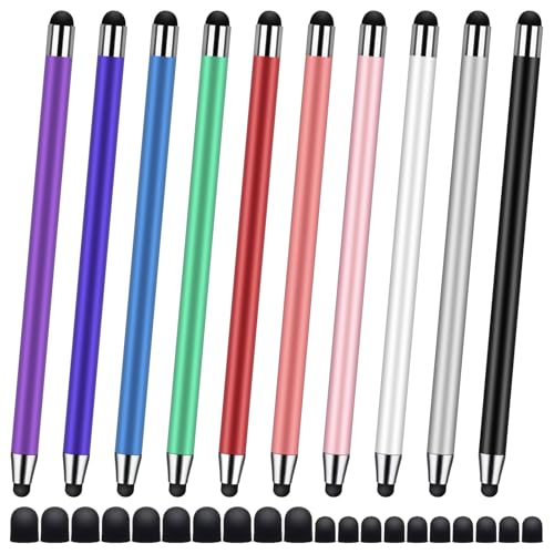 SLKIJDHFB 10Pack Stylus Pen,Stylus Pens for Touchscreen, 2-in-1High Precision and Sensitivity Stylus Pen for iPad,iPhone,Smartphones,Android and Tablets,All Universal Touch Screen Devices(10Stylus Pen+20 Tips) - Image 1