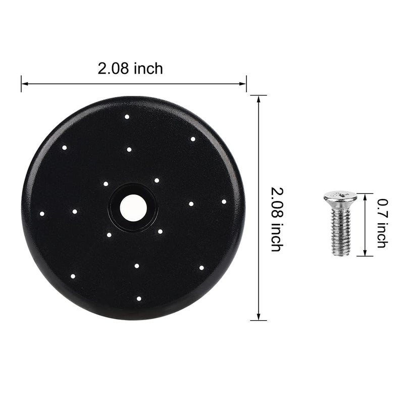 KOLLNIUN KOLLNIUN Spray Valve Repair Kit  1.42 GPM Pre-rinse Spray Face and Spray Head Ring for All Commercial Faucet Sink Dish Sprayer Valve  Bumper and Screw Repair Kit  Black (Spray Face & Bumper)  - Image 3