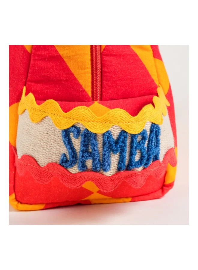 Zsa Zsa Zsu  Rajpath Yellow - Red Makeup Bag 25x16x10.5 Cm.  | Best Price UAE