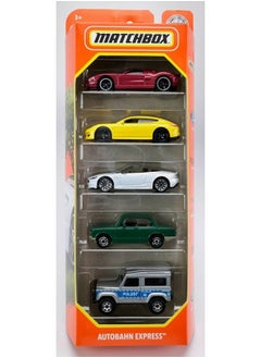Autobahn Express 5 Pack 1:64 Scale Vehicles