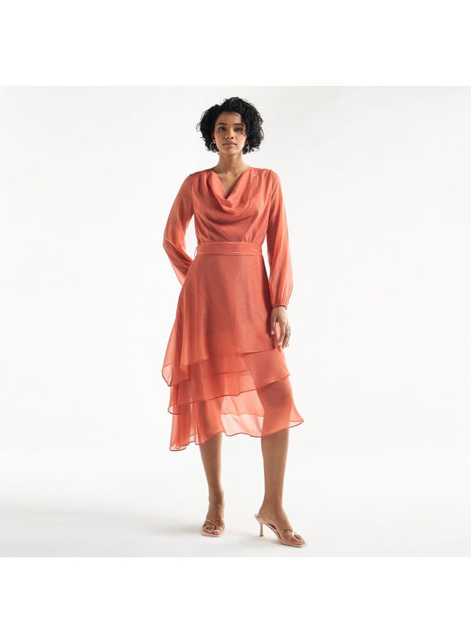 Splash FAV Tiered Chiffon Dress  - Image 1