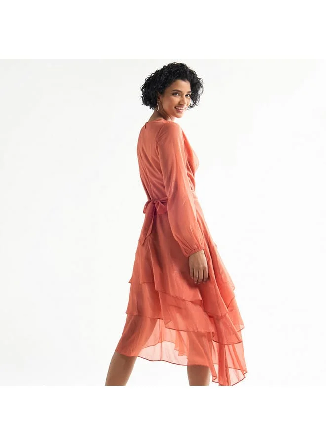Splash FAV Tiered Chiffon Dress