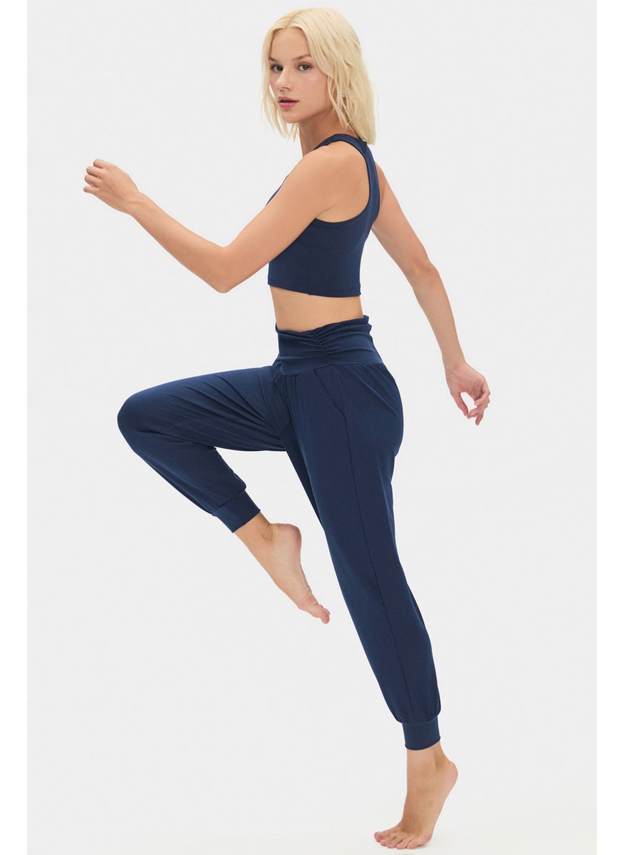 JOYSTAR Women's Beige High Waist Jogger Sweatpants  - Image 3