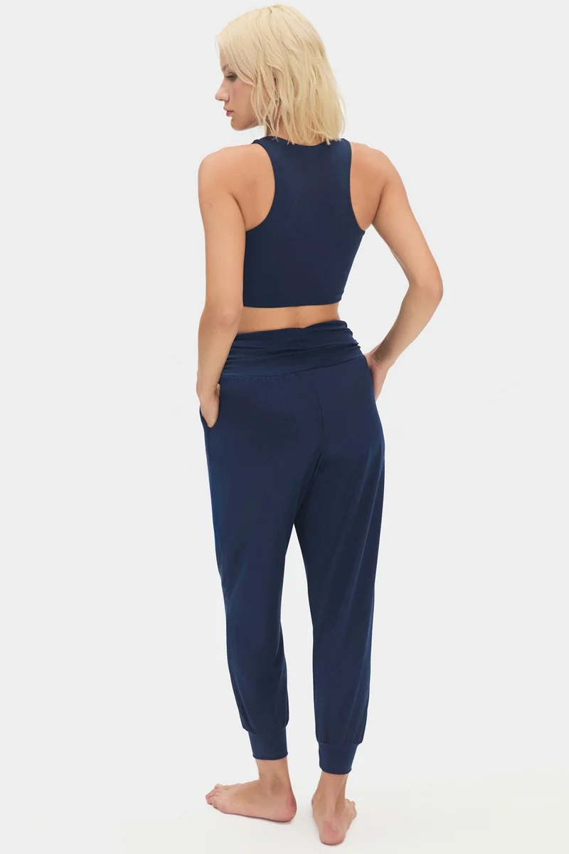 جويستار Women's Beige High Waist Jogger Sweatpants