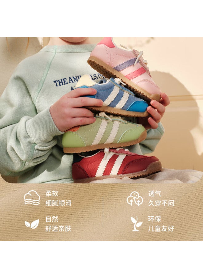 Topstar Children's Sports Shoes, Spring  New Style, Girls' Soft-soled Casual Shoes, Boys' Non-slip Breathable Training Shoes, Green, Size 31 - Image 3