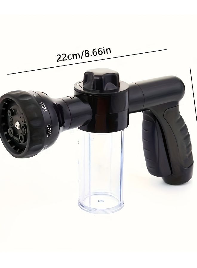 LK 029 Heavy Duty Pet Friendly Water Spray Gun Hose Connector For Dogs Cats Car Washing Outdoor Cleaning Black - Image 3