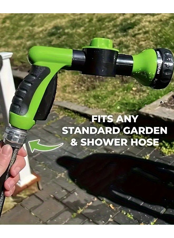 LK 029 Heavy Duty Pet Friendly Water Spray Gun Hose Connector For Dogs Cats Car Washing Outdoor Cleaning Black - Image 2