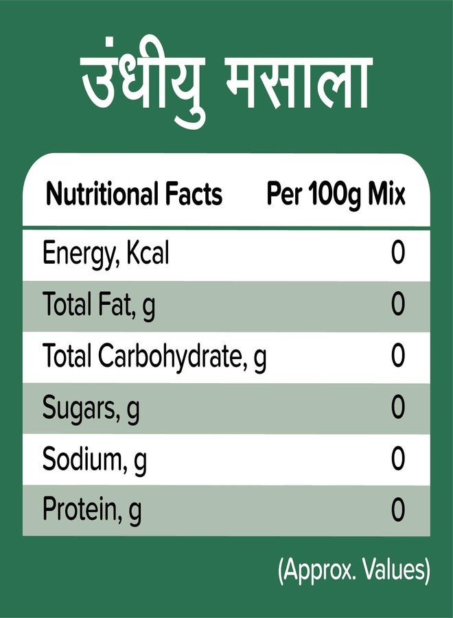 Satvam Undhiyu Masala, 100g | Mix Sabji Masala | Undhiya Masala | Easy to Cook | Hygienically Packed | No Preservatives - Image 5