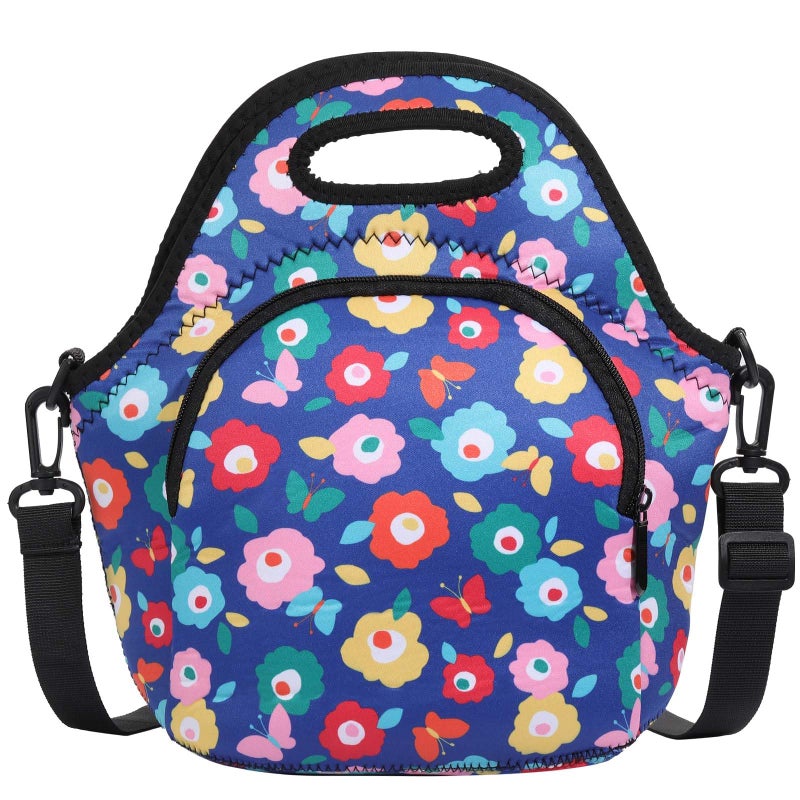 CILLA Neoprene Lunch Bag for Women Insulated Lunch Tote Bags Washable Lunch Container Box for Work Picnic Lightweight Meal Prep Bags for Men - Image 1