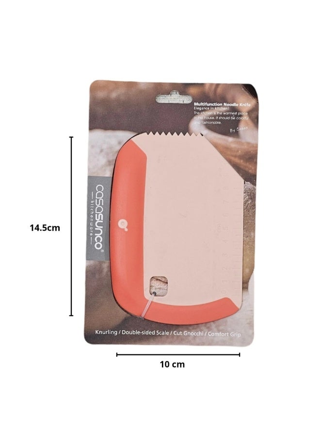 قطاعة عجين من السيليكون  قابلة لاعادة  الاستخدام تتضمن قطاعة عجين ومكشطة عجين ومعلقة سباتولا - Image 5