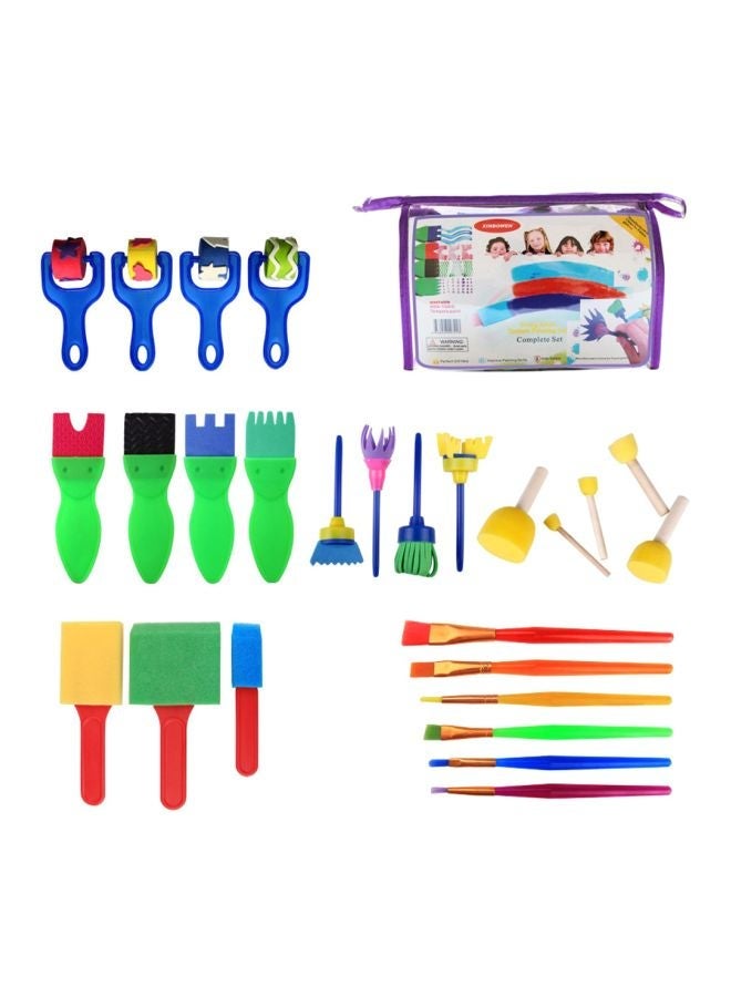 NIBEMINENT 26-Piece Creative Sponge Painting Set - Image 1
