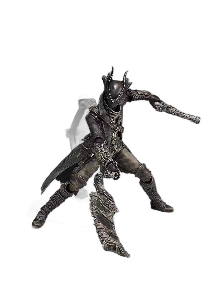 Game Bloodborne Hunter Action Figure with Messenger Special Edition - Eco-Friendly PVC Material, Approx. 15cm Tall  - Image 1