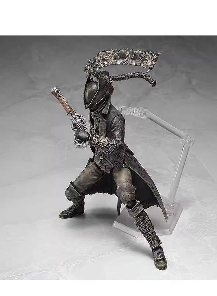 Game Bloodborne Hunter Action Figure with Messenger Special Edition - Eco-Friendly PVC Material, Approx. 15cm Tall  - Image 3
