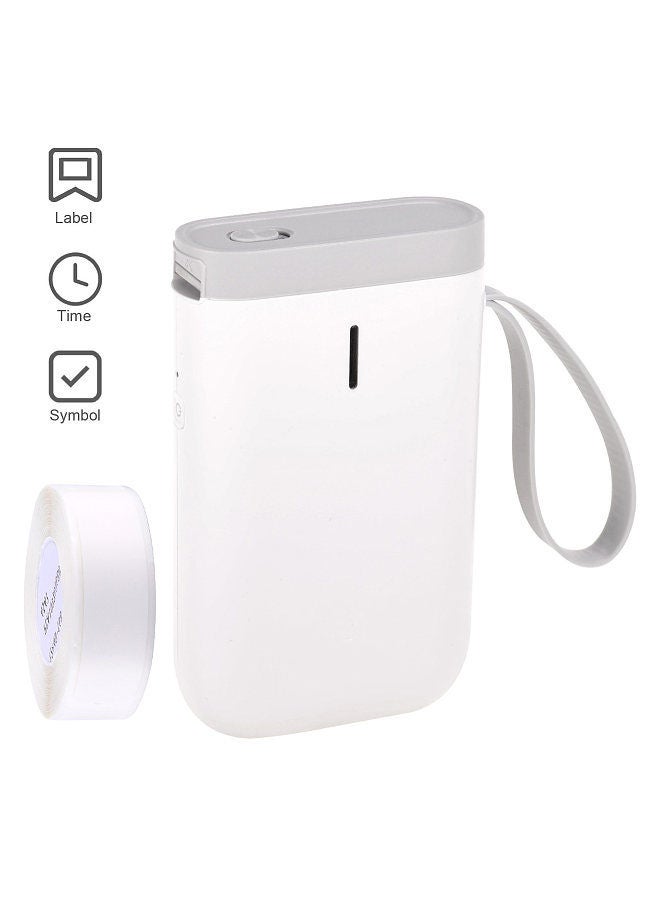 Label Maker Machine Portable Thermal Label Printer Handheld Name Price Sticker Printer Pocket Size BT Wireless Connection with APP 1 Roll Thermal Paper for Home Office Supermarket Store