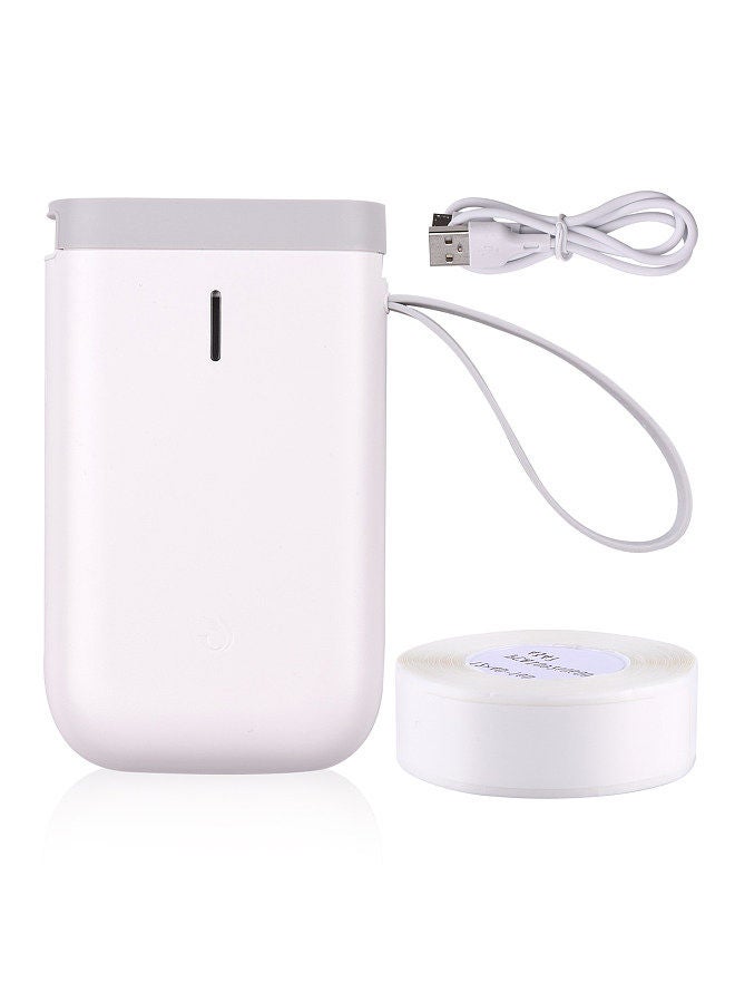 Label Maker Machine Portable Thermal Label Printer Handheld Name Price Sticker Printer Pocket Size BT Wireless Connection with APP 1 Roll Thermal Paper for Home Office Supermarket Store