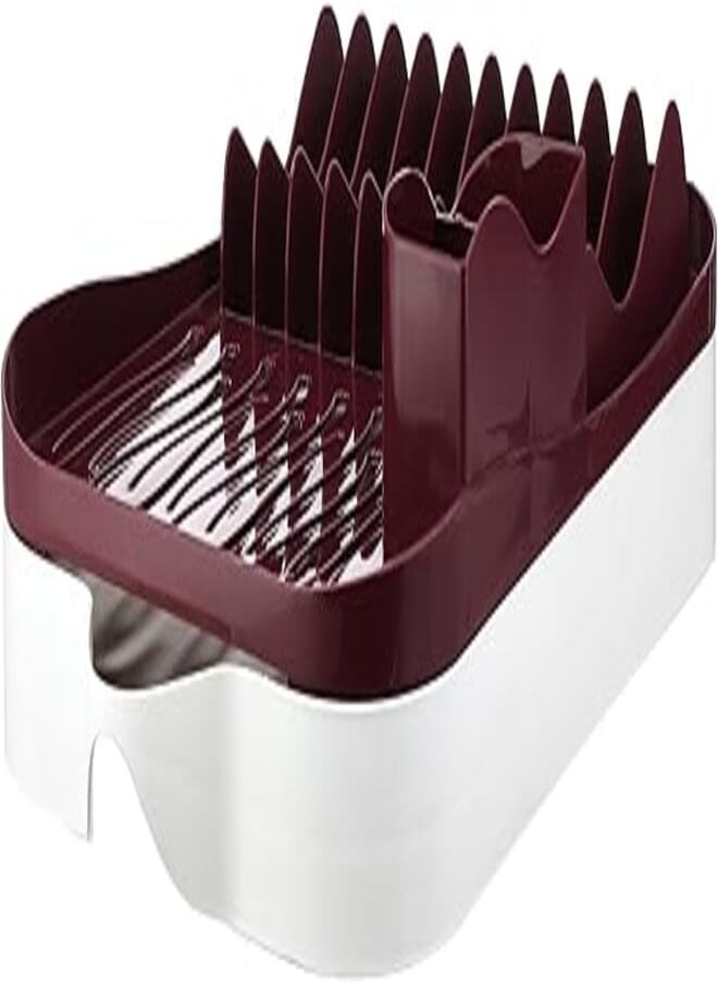 Bager Bager Smart Dish Rack, Burgundy 