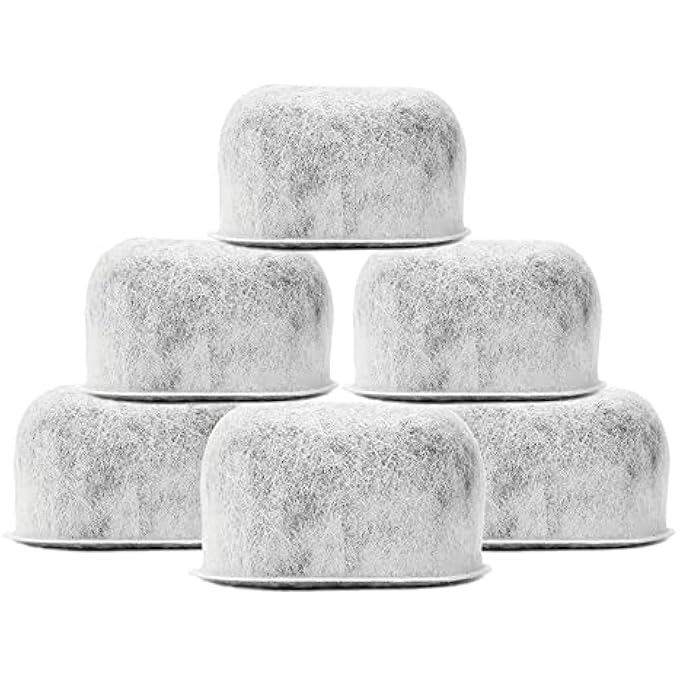 BRENSTEN 6Pack Replacement Charcoal Water Filters Compatible With Breville Bwf100 And Keurig Brewers  Premium Activated Charcoal Filters For All Breville Coffee Makers And Keurig 20  10 Machines - Image 1