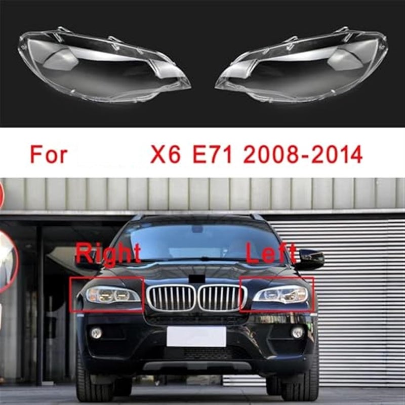 Vuzmode Headlight Cover Lens for X6 E71 (2008-2014) - Image 3
