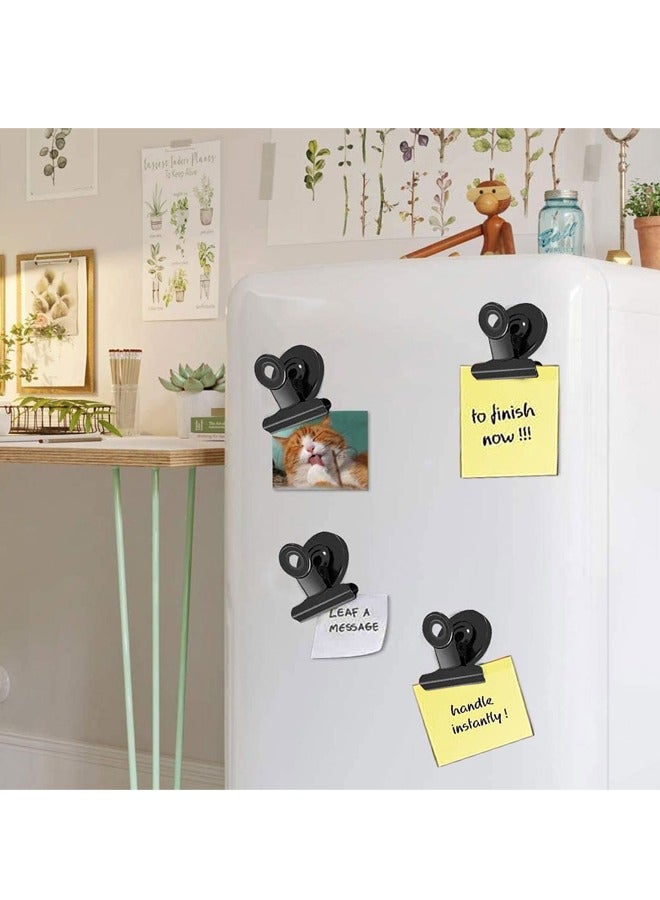 GUSGU 12 قطعة من مغناطيس الثلاجة الثقيلة المغناطيسي كليب ، لوحة بيضاء ، ثلاجة ، خزائن ، والمكاتب ، عرض الصور ، مغناطيس قوي ، 3 سم - Image 5