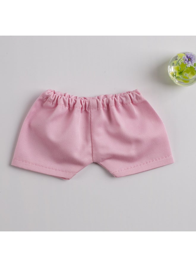 10cm Doll Clothes Tanjianzi With Short Sleeve T-shirt 15/20cm Cotton Doll Cloth Doll Clothes-Specifications:20cm-Color:Pink Casual Pants - Image 1