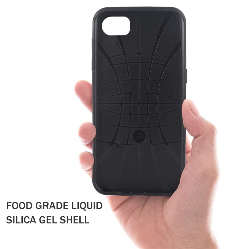 ELISORLI Compatible with Women Men BlackBerry KEYone case Rugged Thin Slim Cell Accessories Anti-Slip Fit Rubber TPU Mobile Phone Full Body Silicone Cover for KEY1 Key 1 One BBB100-1 Women Men Black - Image 5
