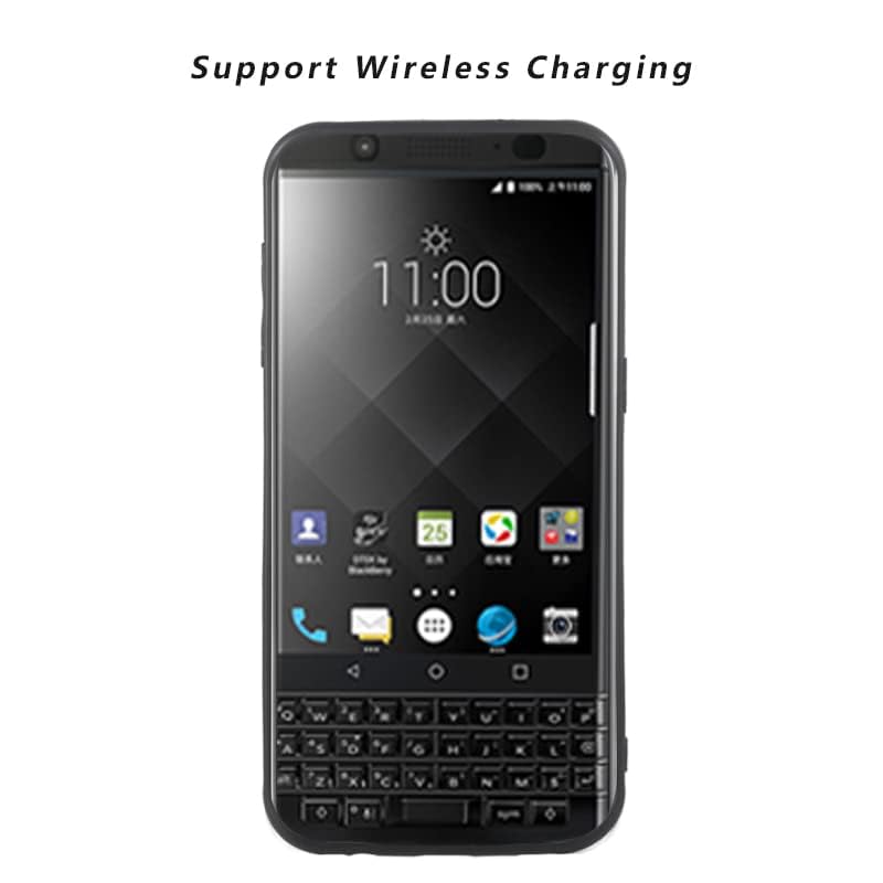 ELISORLI Compatible with Women Men BlackBerry KEYone case Rugged Thin Slim Cell Accessories Anti-Slip Fit Rubber TPU Mobile Phone Full Body Silicone Cover for KEY1 Key 1 One BBB100-1 Women Men Black - Image 4