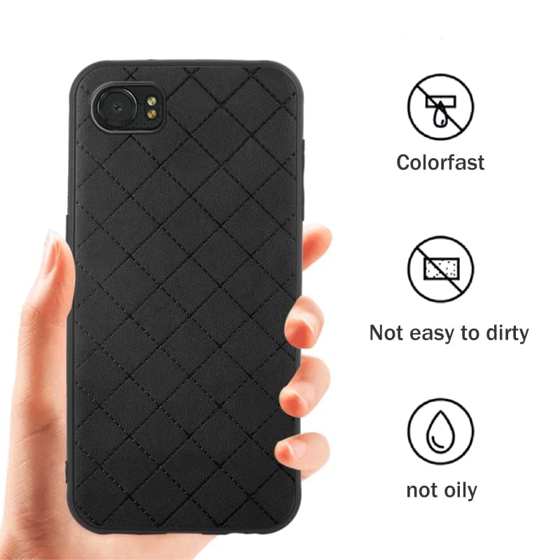 ELISORLI Compatible with Women Men BlackBerry KEYone case Rugged Thin Slim Cell Accessories Anti-Slip Fit Rubber TPU Mobile Phone Full Body Silicone Cover for KEY1 Key 1 One BBB100-1 Women Men Black - Image 3