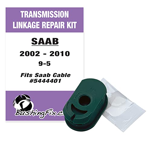 BushingFix.com BushingFix SB1Kit - Saab 9-5 Replacement Bushing for Automatic Transmission Shift Cables, Easy Repair Kit Automotive Replacement Transmission Shift Cables, Transmission Shift Cable Bushing Repair Kit - Image 1