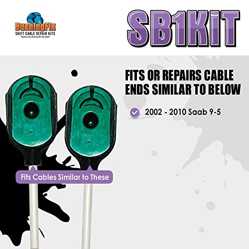 BushingFix.com BushingFix SB1Kit - Saab 9-5 Replacement Bushing for Automatic Transmission Shift Cables, Easy Repair Kit Automotive Replacement Transmission Shift Cables, Transmission Shift Cable Bushing Repair Kit - Image 4