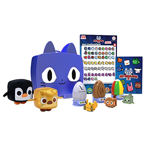 Pet Simulator X - Blue Iridescence Cat Collector Bundle (Mystery Case w/ 8 Items, Series 1) [Online Exclusive] [Includes DLC] - Image 1
