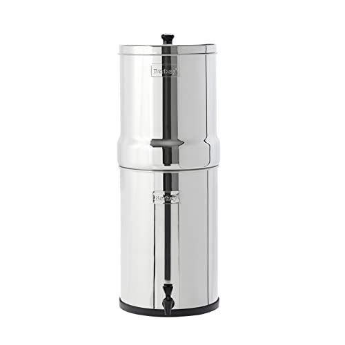 Berkey Crown Berkey Gravity-Fed Stainless Steel Countertop Water Filter System 6 Gallon with 2 Authentic Black Berkey Elements BB9-2 Filters - Image 1