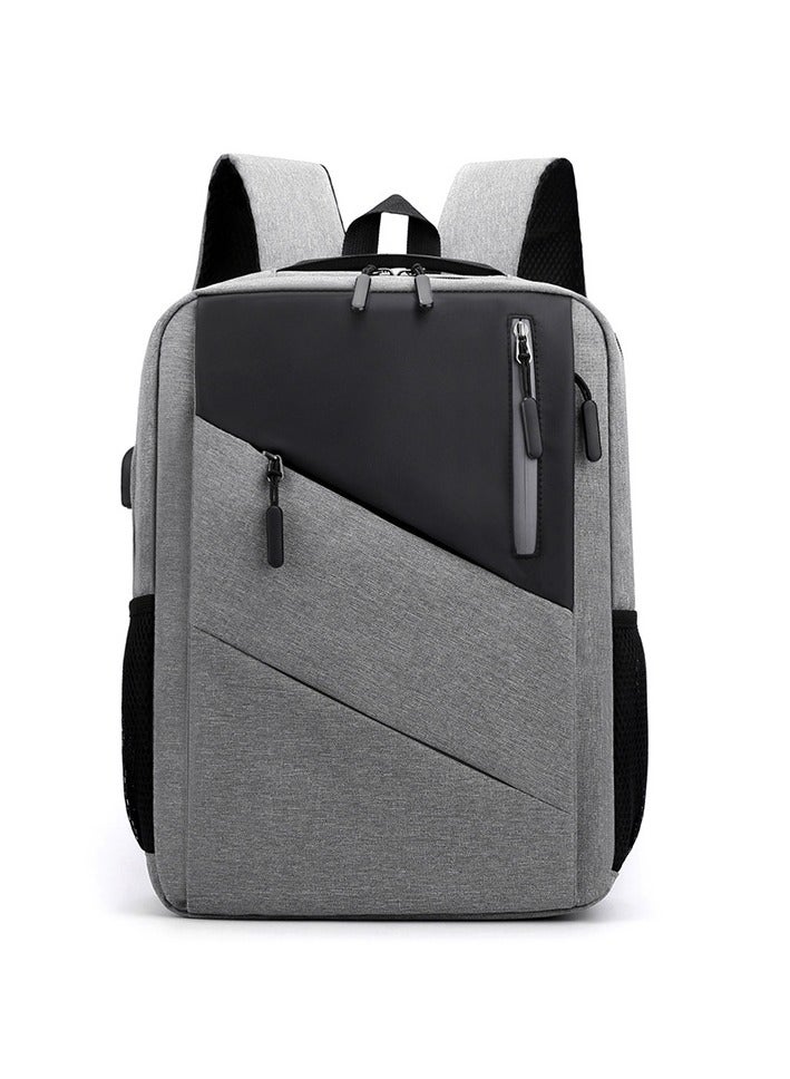 Nariele حقيبة ظهر عصرية جديدة بتصميم مقطع ملون - Image 1