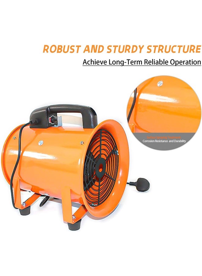 ALongDeng 12-Inch Industrial Exhaust Fan Heavy Duty Ventilation Fan with Large Airflow for Basement Garage Warehouse and Construction Sites - Image 5