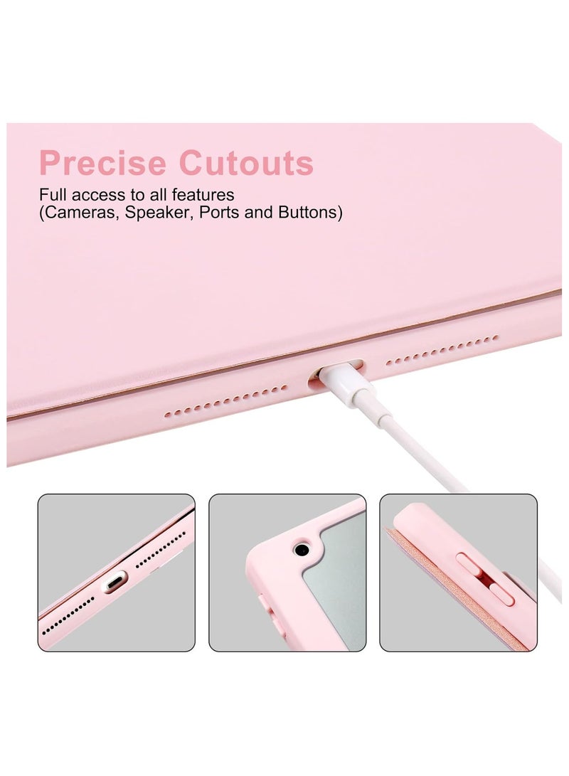 DUSALA Rotating Case for iPad 8th (10.2-Inch, 2020 Model,8th Generation) with Pencil Holder,360 Degree Rotation Protective Stand Slim Cover Clear Back, Auto Wake/Sleep (iPad 10.2) - Image 4