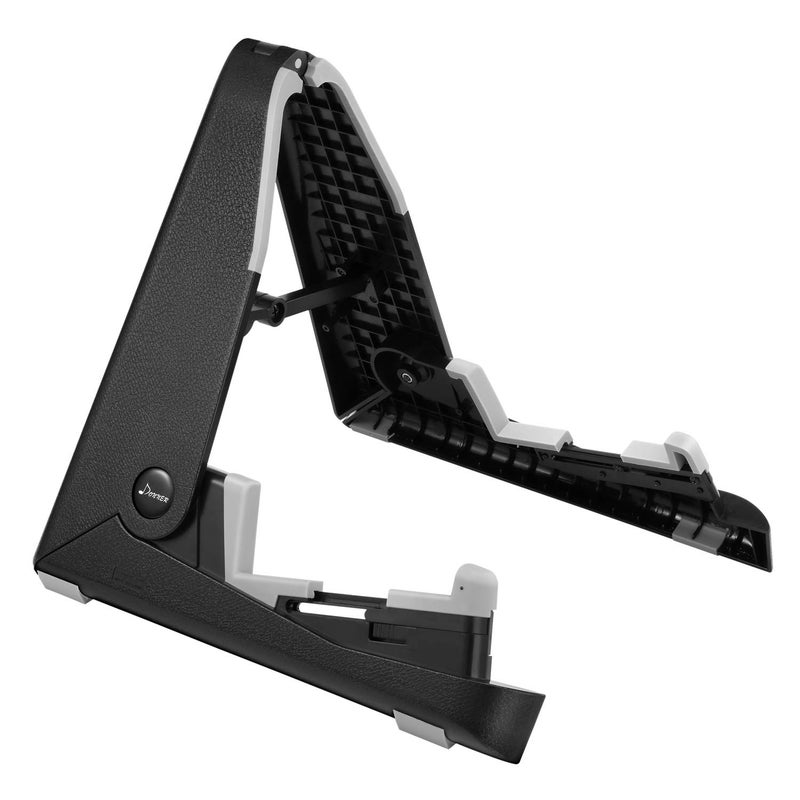 Donner Travel Guitar Stand, Acoustic Electric Guitar Floor Stand, A Frame Foldable Lightweight Guitar Holder Adjustable for Bass, Cello, Mandolin, Banjo, Ukulele - Image 1