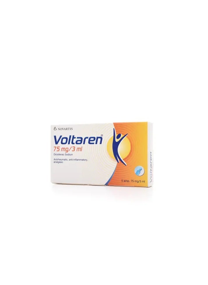 NOVARTIS Voltaren 75 mg Ampoule 5pcs 3 ml  - Image 2