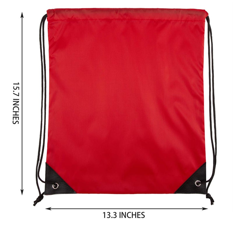 Vorspack Drawstring Backpacks Bulk 10 Pieces of 10 colors String Bags, Customized Gift Bags Goodie Bags for Party Gym Sport Trip - Image 2