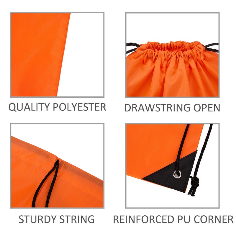 Vorspack Drawstring Backpacks Bulk 10 Pieces of 10 colors String Bags, Customized Gift Bags Goodie Bags for Party Gym Sport Trip - Image 4