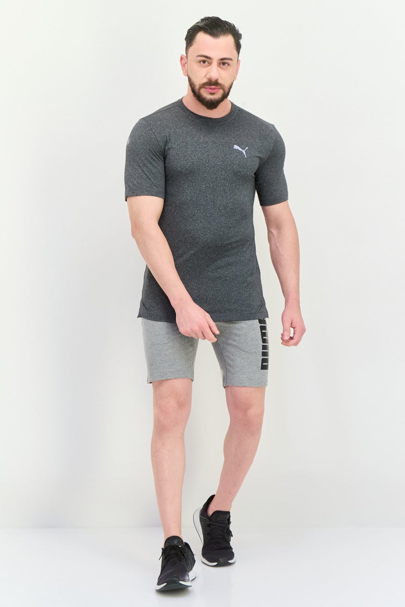 PUMA Men Sportswear Fit Short Sleeve Outdoor T-Shirt, Dark Grey - Image 3